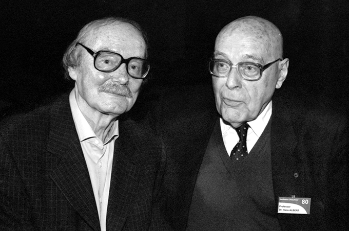 Deschner 80 Geburtstag + Hans Albert 